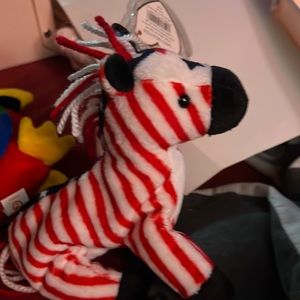 Beanie Baby ‘Lefty’ A Donkey 2000 yellow over gold Tk tag Bday July 4 2000